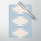 Geometric Southwestern Minimalism - Soft Sky Blue Wrapping Paper Gallery Image 1