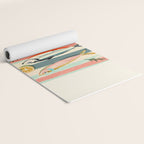 Sardines on Stripes Yoga Mat Gallery Image 2