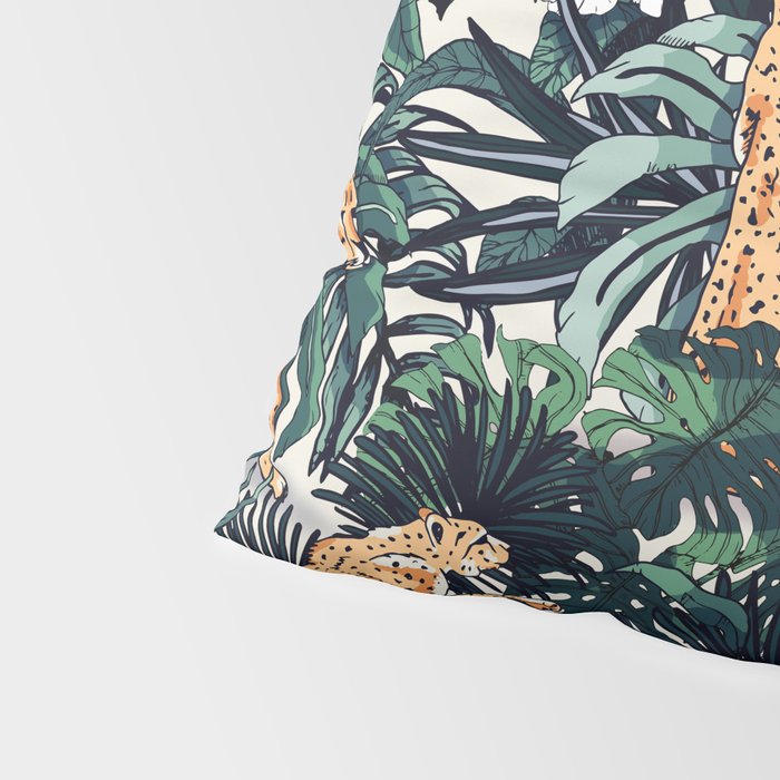 Cheetah in the wild rainforest Pillow Sham Gallery Image 4