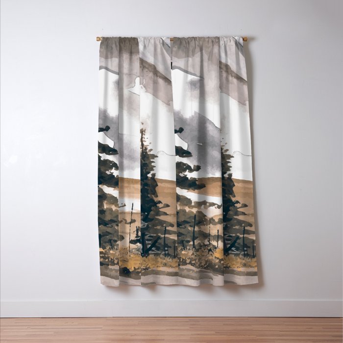 Beautiful Winter Memory Window Curtain Gallery Image 3