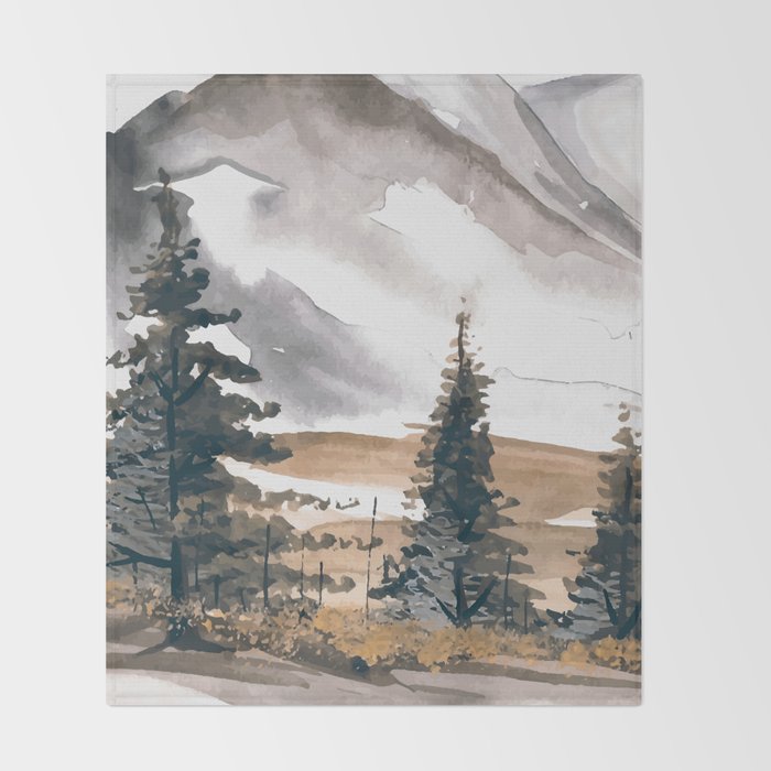 Beautiful Winter Memory Throw Blanket Gallery Image 2