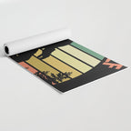 Bigfoot Funny Believe In Yourself Motivational Sasquatch Vintage Sunset Yoga Mat Gallery Image 2