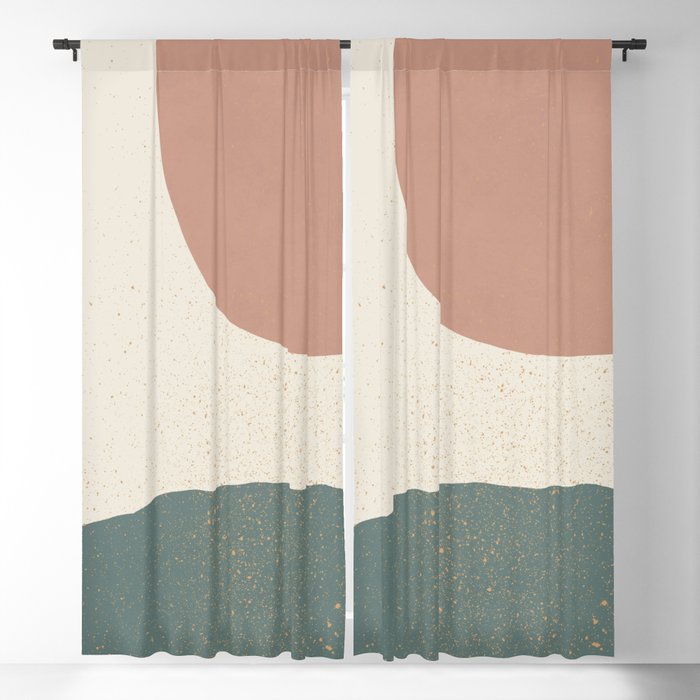Minimalist Painting - Terra Green Window Curtain Gallery Image 5