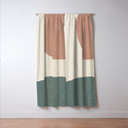 Minimalist Painting - Terra Green Window Curtain Gallery Image 3