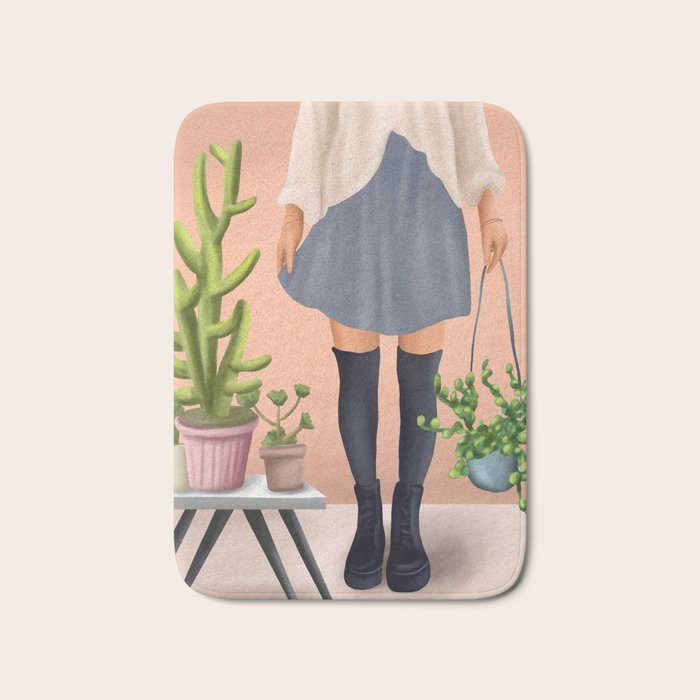 There is a house built out of stone Bath Mat Gallery Image 1