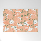 Modern floral blooms PGM7 Welcome Mat Gallery Image 1