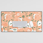 Modern floral blooms PGM7 Desk Mat Gallery Image 1