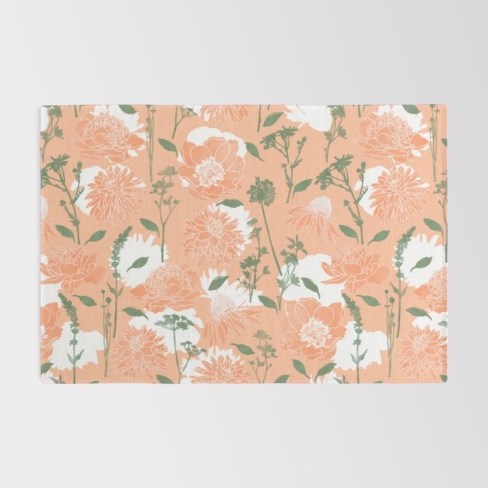 Modern floral blooms PGM7 Rug Gallery Image 2