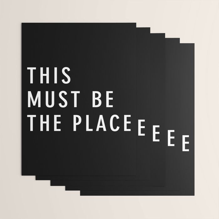 This Must Be The Place Wrapping Paper Gallery Image 3