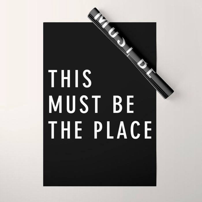 This Must Be The Place Wrapping Paper Gallery Image 1