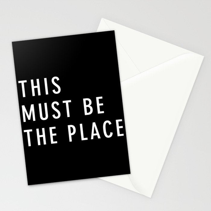 This Must Be The Place Stationery Card Gallery Image 2