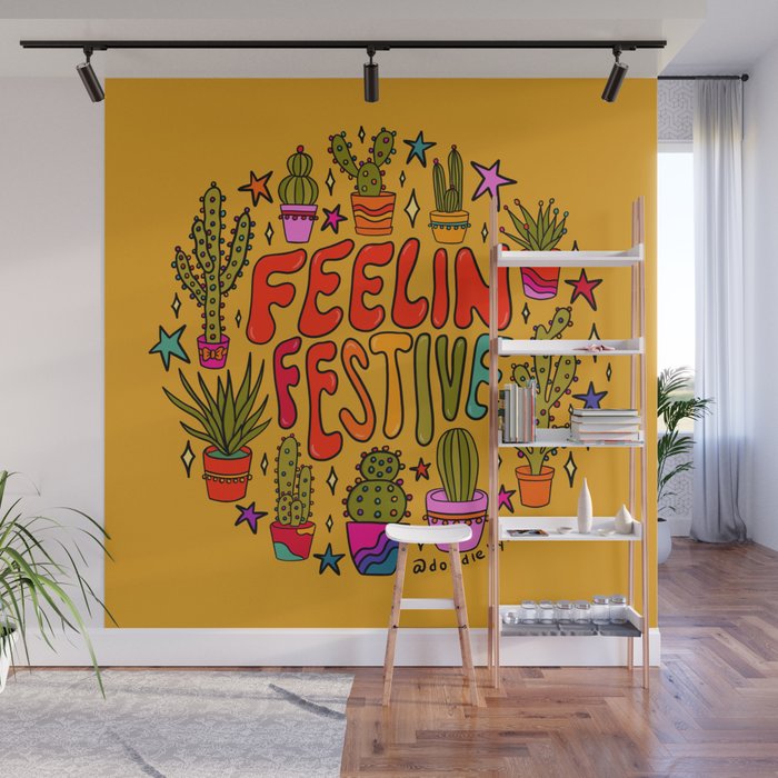 Feelin Festive Wall Mural Gallery Image 1