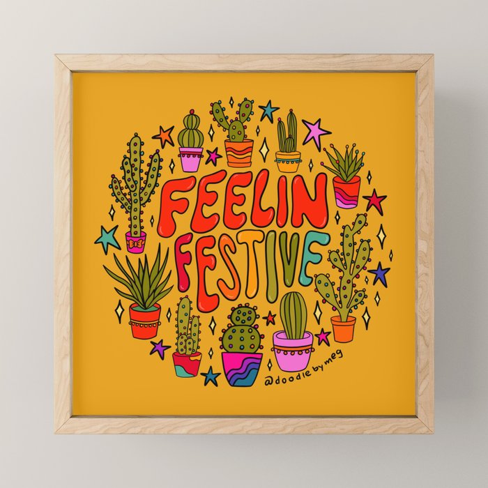 Feelin Festive Mini Art Print Gallery Image 1
