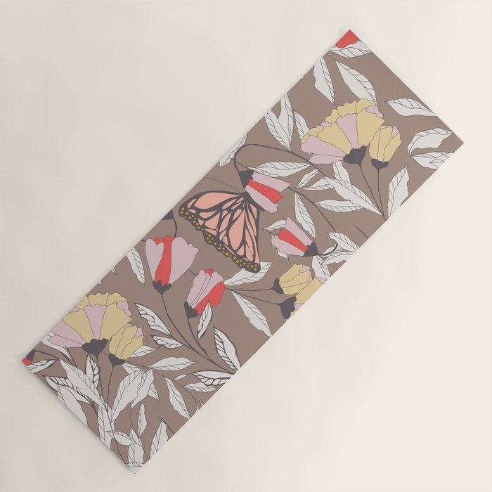 Monarch garden 002 Yoga Mat Gallery Image 1