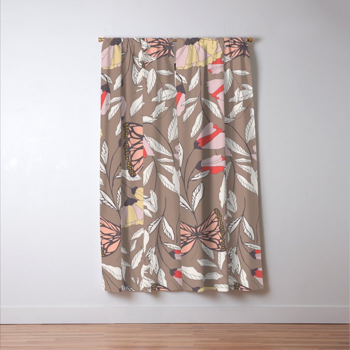 Monarch garden 002 Window Curtain Gallery Image 3