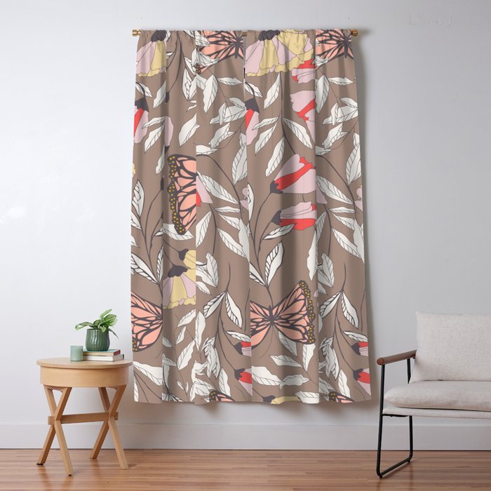 Monarch garden 002 Window Curtain Gallery Image 1