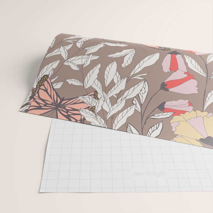 Monarch garden 002 Wrapping Paper Gallery Image 2