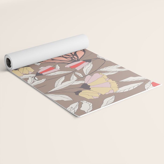 Monarch garden 002 Yoga Mat Gallery Image 2