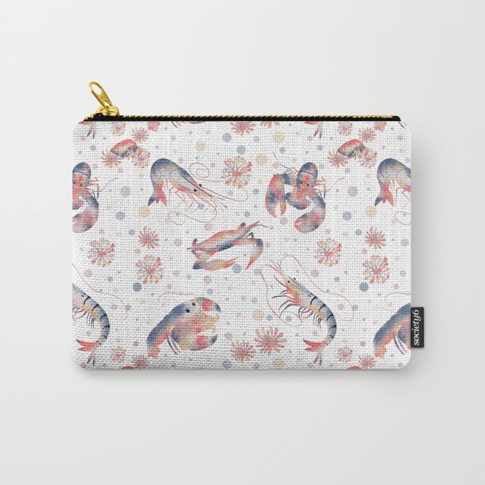 Happy Crustacean Pattern Carry All Pouch Gallery Image 1