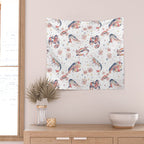 Happy Crustacean Pattern Wall Tapestry Gallery Image 2