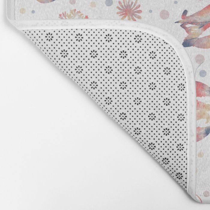 Happy Crustacean Pattern Bath Mat Gallery Image 2