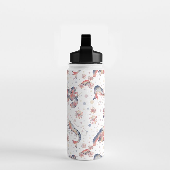 Happy Crustacean Pattern Water Bottle Gallery Image 2