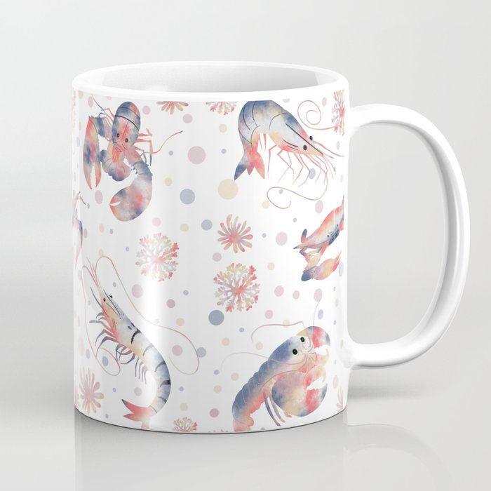 Happy Crustacean Pattern Coffee Mug Gallery Image 1