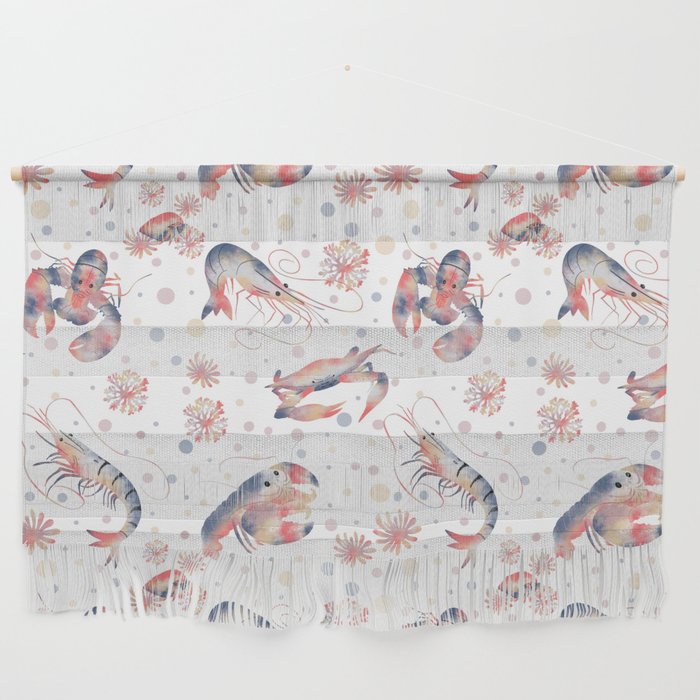 Happy Crustacean Pattern Wall Hanging Gallery Image 1