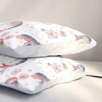 Happy Crustacean Pattern Pillow Sham Gallery Image 3