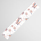 Happy Crustacean Pattern Table Runner Gallery Image 3