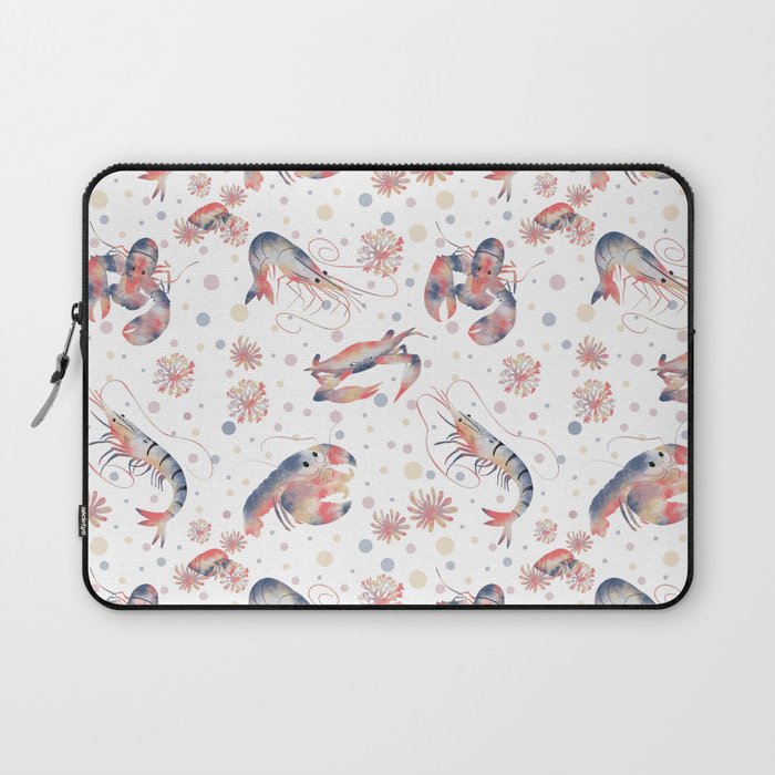 Happy Crustacean Pattern Laptop Sleeve Gallery Image 1