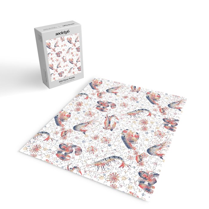 Happy Crustacean Pattern Jigsaw Puzzle Gallery Image 2
