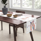 Happy Crustacean Pattern Table Runner Gallery Image 2