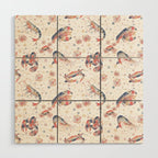 Happy Crustacean Pattern Wood Wall Art Gallery Image 1