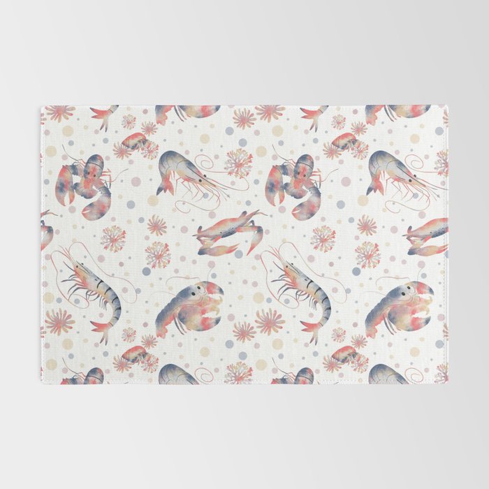 Happy Crustacean Pattern Rug Gallery Image 2