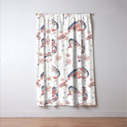 Happy Crustacean Pattern Window Curtain Gallery Image 3