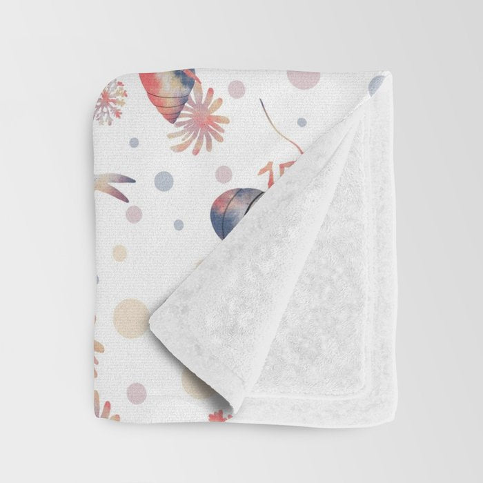 Happy Crustacean Pattern Throw Blanket Gallery Image 3