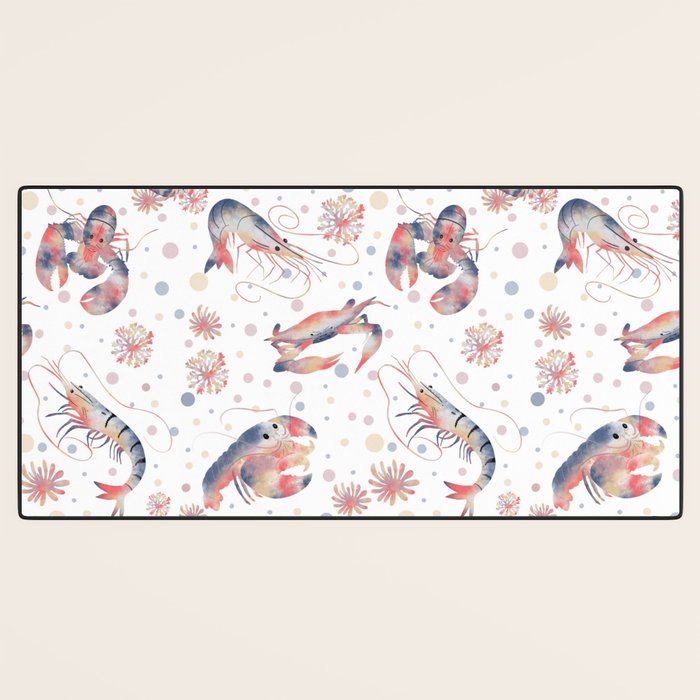 Happy Crustacean Pattern Desk Mat Gallery Image 3