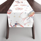 Happy Crustacean Pattern Table Runner Gallery Image 1