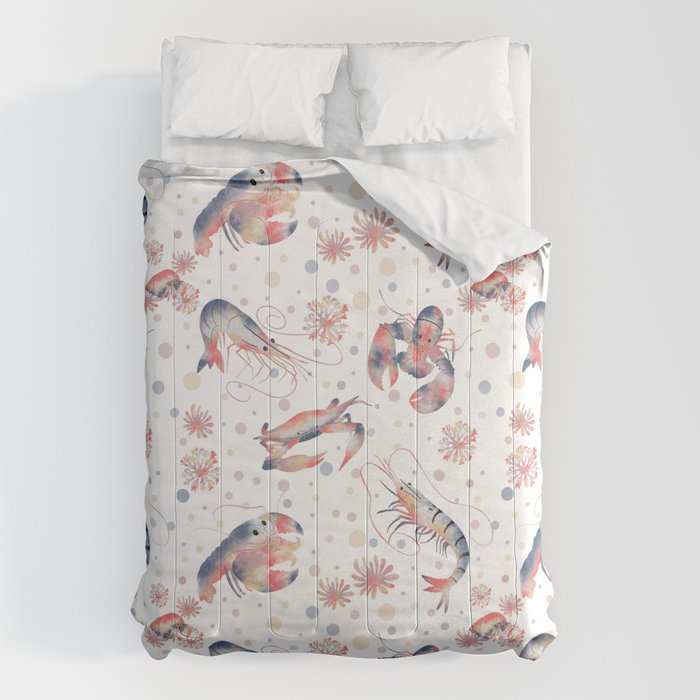 Happy Crustacean Pattern Comforter Gallery Image 1