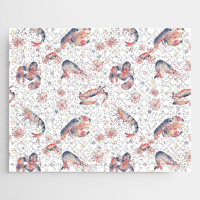 Happy Crustacean Pattern Jigsaw Puzzle Gallery Image 1