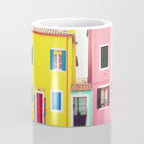 Get Happy - Burano Italy Travel Photography Coffee Mug Gallery Image 4