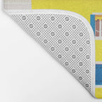 Get Happy - Burano Italy Travel Photography Bath Mat Gallery Image 2