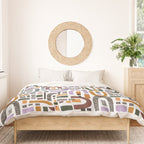 Shapes and animal print C Duvet Cover Gallery Image 3