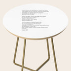 Psalm 23 Bible Verse Print - The LORD is my shepherd Side Table Gallery Image 2
