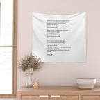 Psalm 23 Bible Verse Print - The LORD is my shepherd Wall Tapestry Gallery Image 2
