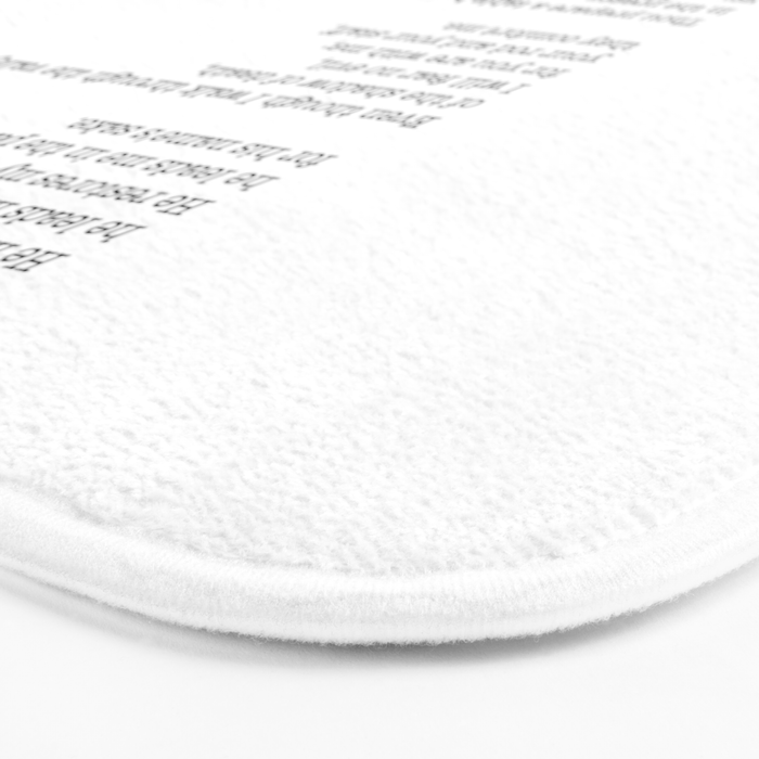 Psalm 23 Bible Verse Print - The LORD is my shepherd Bath Mat Gallery Image 3