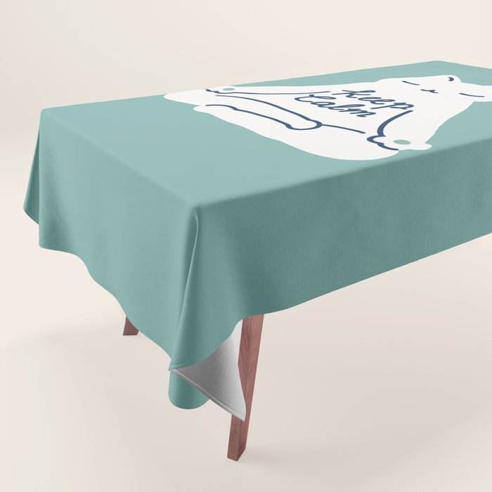 Keep Calm Cat Tablecloth Gallery Image 1