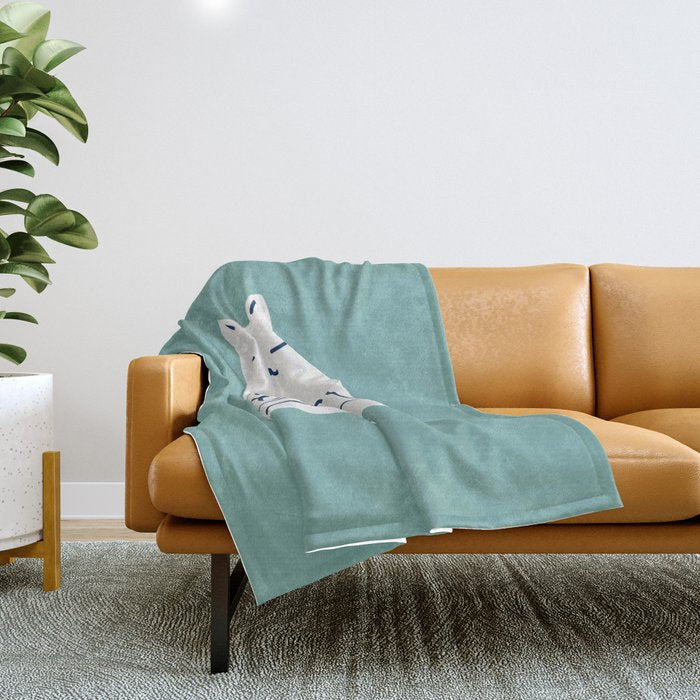 Keep Calm Cat Throw Blanket Gallery Image 1