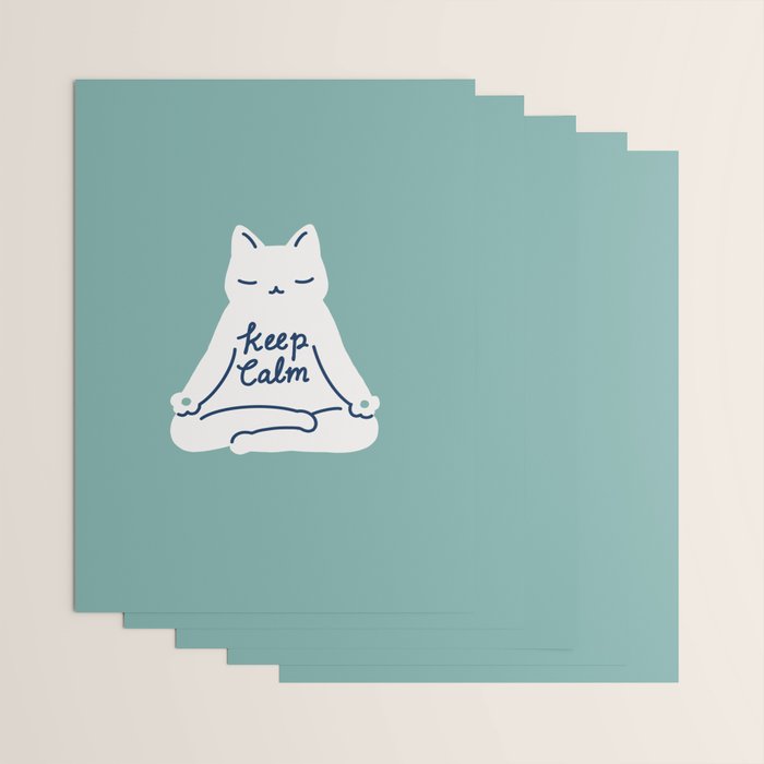 Keep Calm Cat Wrapping Paper Gallery Image 3